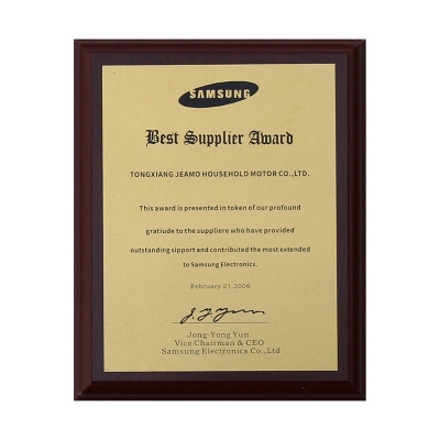 三星電子 Best Supplier Award